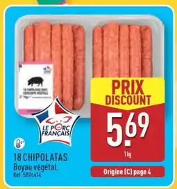 ALDI 18 Chipolatas offre