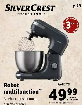 Lidl Robot multifonction offre