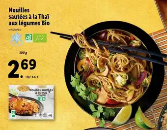 Lidl Nouilles sautées à la thaï offre