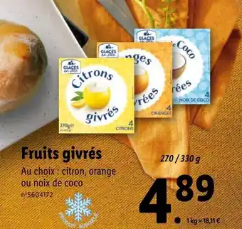 Lidl Fruits givrés offre