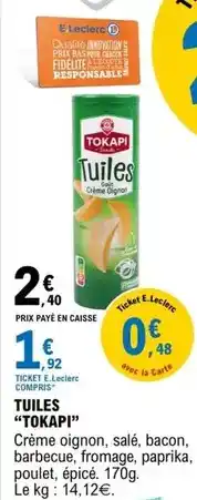 E.Leclerc Tokapi - tuiles offre