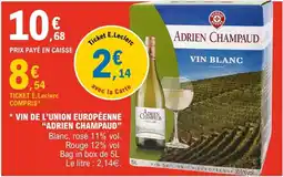 E.Leclerc E.leclerc - vin de l'union européenne offre