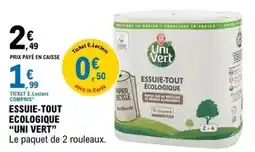E.Leclerc E.leclerc - essuie-tout ecologique offre
