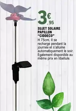 E.Leclerc Papillon - sujet solaire offre