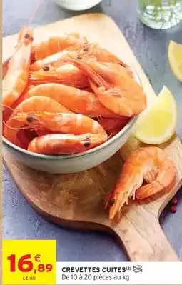 Intermarché Hyper Crevettes cuites offre