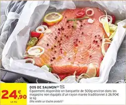 Intermarché Hyper Dos de saumon offre