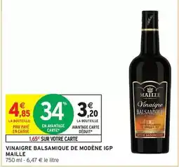Intermarché Hyper Maille - vinaigre balsamique de modène igp offre