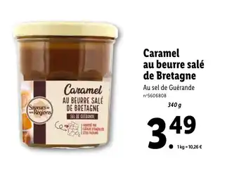 Lidl Caramel au beurre salé offre