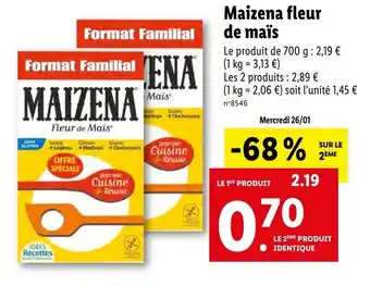 Lidl Maïzena fleur de maïs offre