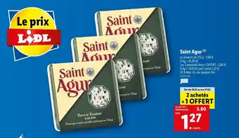 Lidl Saint agur offre