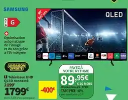 Conforama Samsung - téléviseur uhd qled connecté offre