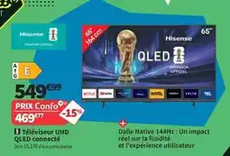 Conforama Hisense - téléviseur uhd qled connecté offre
