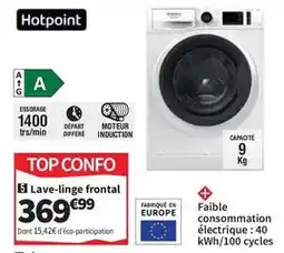 Conforama Hotpoint - lave-linge frontal offre