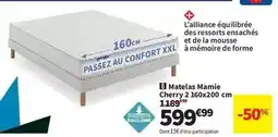 Conforama Alliance - matelas mamie cherry 2 160x200 cm offre