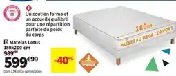 Conforama Lotus - matelas offre