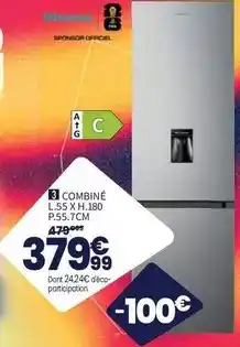 Conforama Combiné l.55 x h.180 p.55.7cm offre