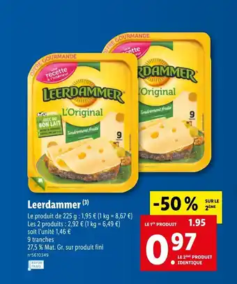 Lidl Leerdammer offre