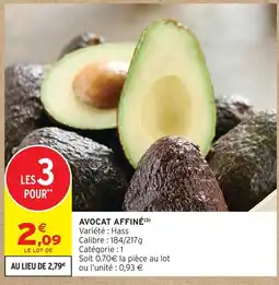 Intermarché Express Avocat affiné offre