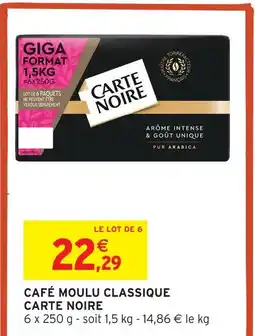 Intermarché Carte noire café moulu classique offre
