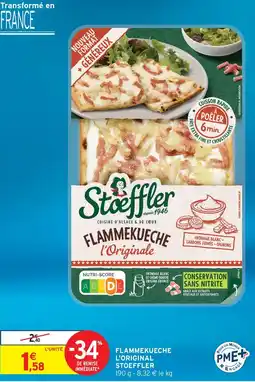 Intermarché Stoeffler flammekueche l'original offre