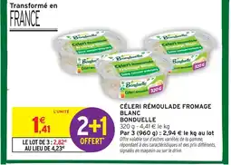 Intermarché Bonduelle céleri rémoulade fromage blanc offre
