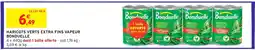 Intermarché Bonduelle haricots verts extra fins vapeur offre