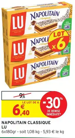 Intermarché Lu napolitain classique offre