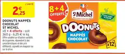 Intermarché St michel donuts nappés chocolat offre