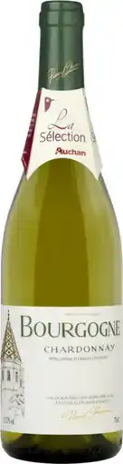 Auchan Pierre chanau bourgogne chardonnay aop offre