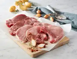 Auchan Sans marque porc : côte échine, première ou filet avec os offre