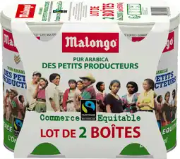 Auchan Malongo café moulu pur arabica petits producteurs malongo offre