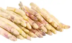 Auchan Sans marque asperges blanches violettes offre