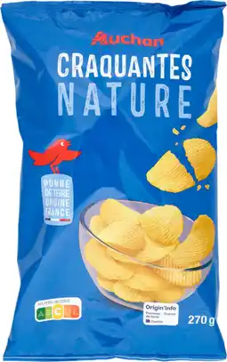 Auchan Auchan chips craquantes nature auchan offre