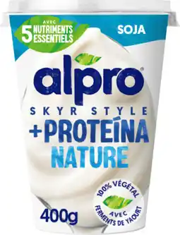 Auchan Alpro skyr protéiné alpro offre
