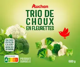 Auchan Auchan trio de choux en fleurettes surgelés auchan offre