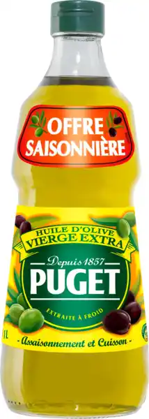 Auchan Puget huile d'olive vierge extra puget offre
