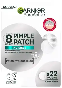 Auchan Garnier patchs anti-acné invisibles pureactive garnier offre