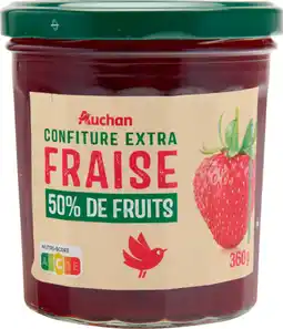 Auchan Auchan confiture extra fraise auchan offre