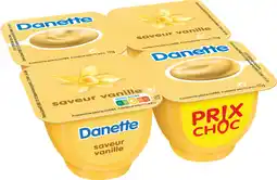 Auchan Danone danette vanille offre