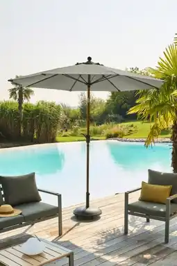 Auchan Gardenstar parasol droit ø 2,7 m offre
