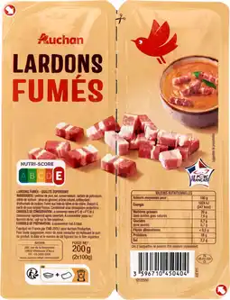 Auchan Auchan lardons fumés auchan offre