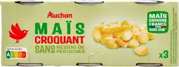 Auchan Auchan maïs croquant sans résidu de pesticides auchan offre