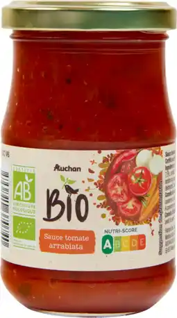 Auchan Auchan bio auchan bio sauce tomate arrabiata offre