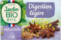 Auchan Jardin bio infusion bio digestion légère jardin bio étic offre