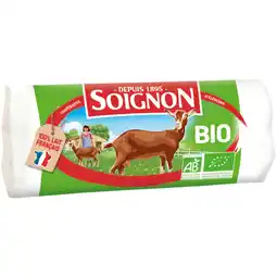 Auchan Soignon bûche de chèvre bio soignon offre