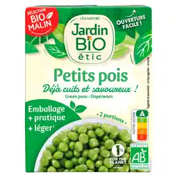 Auchan Jardin bio petits pois bio jardin bio étic offre