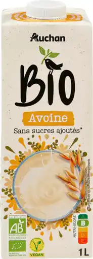 Auchan Auchan bio boisson avoine nature auchan bio offre