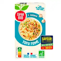 Auchan Bio cereal tofu fumé céréal bio offre