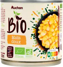 Auchan Auchan bio auchan bio maïs doux offre