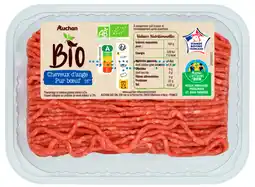 Auchan Auchan cultivons le bon viande hachée pur boeuf bio filière auchan cultivons le bon offre